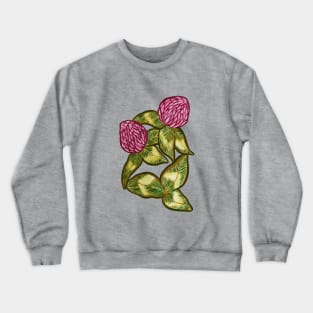 Red Clover Art Crewneck Sweatshirt